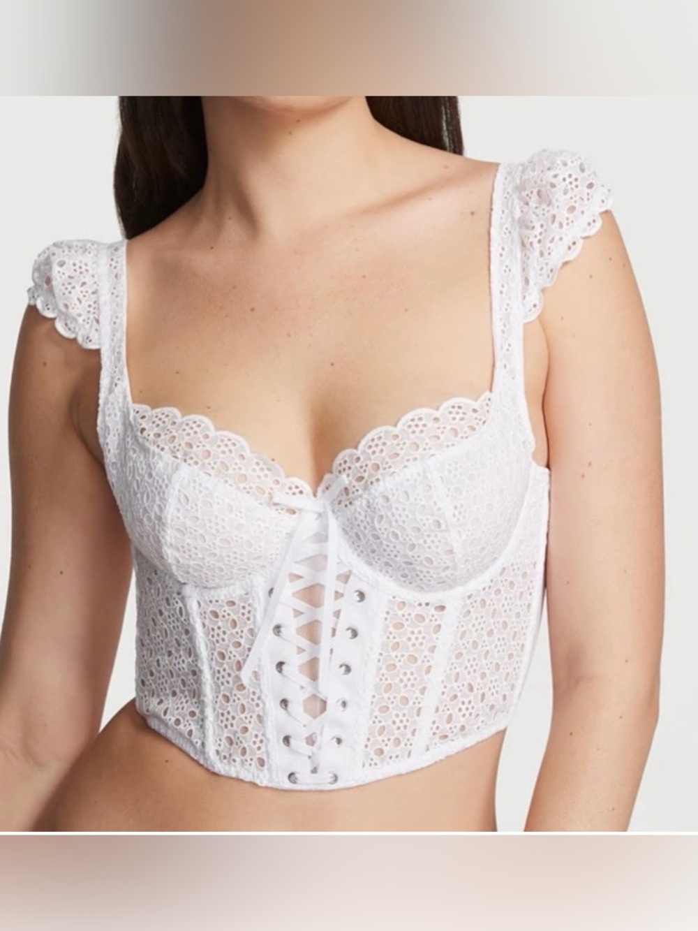 Victoria's Secret Dream Angels White Corset